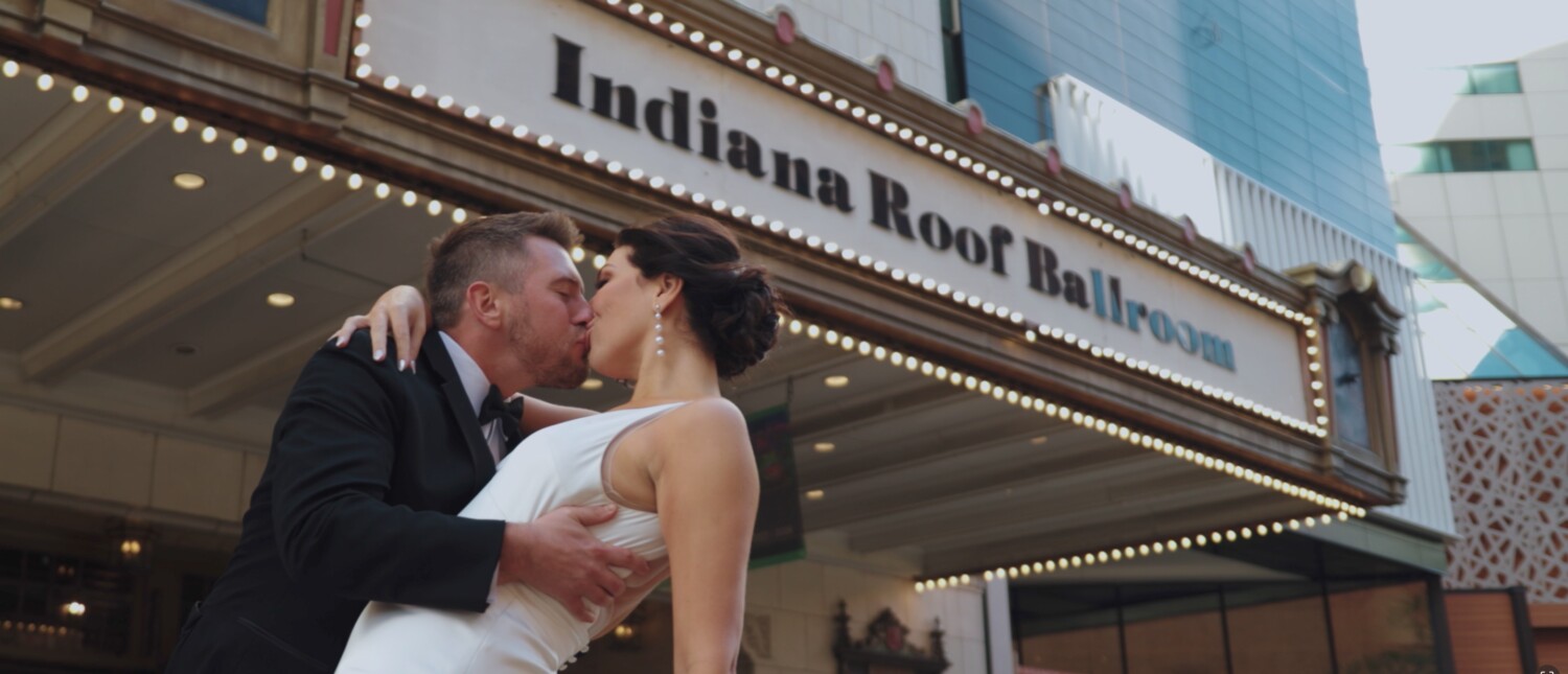 wedding at the indiana roof ballroom